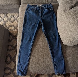 Levi 721 High Rise Skinny Jeans